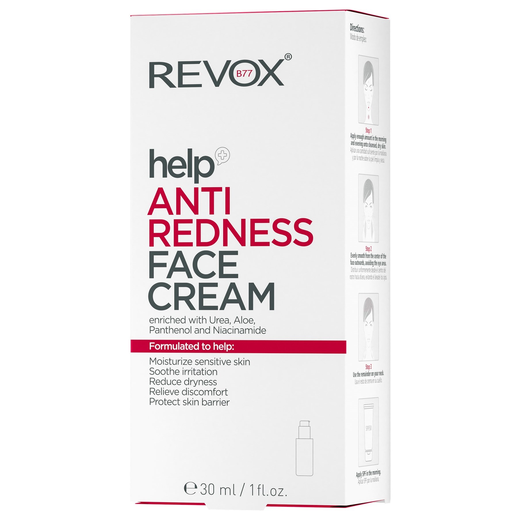 Revox B77 Help Anti Redness Face Cream 30 ml (obrázok 4)