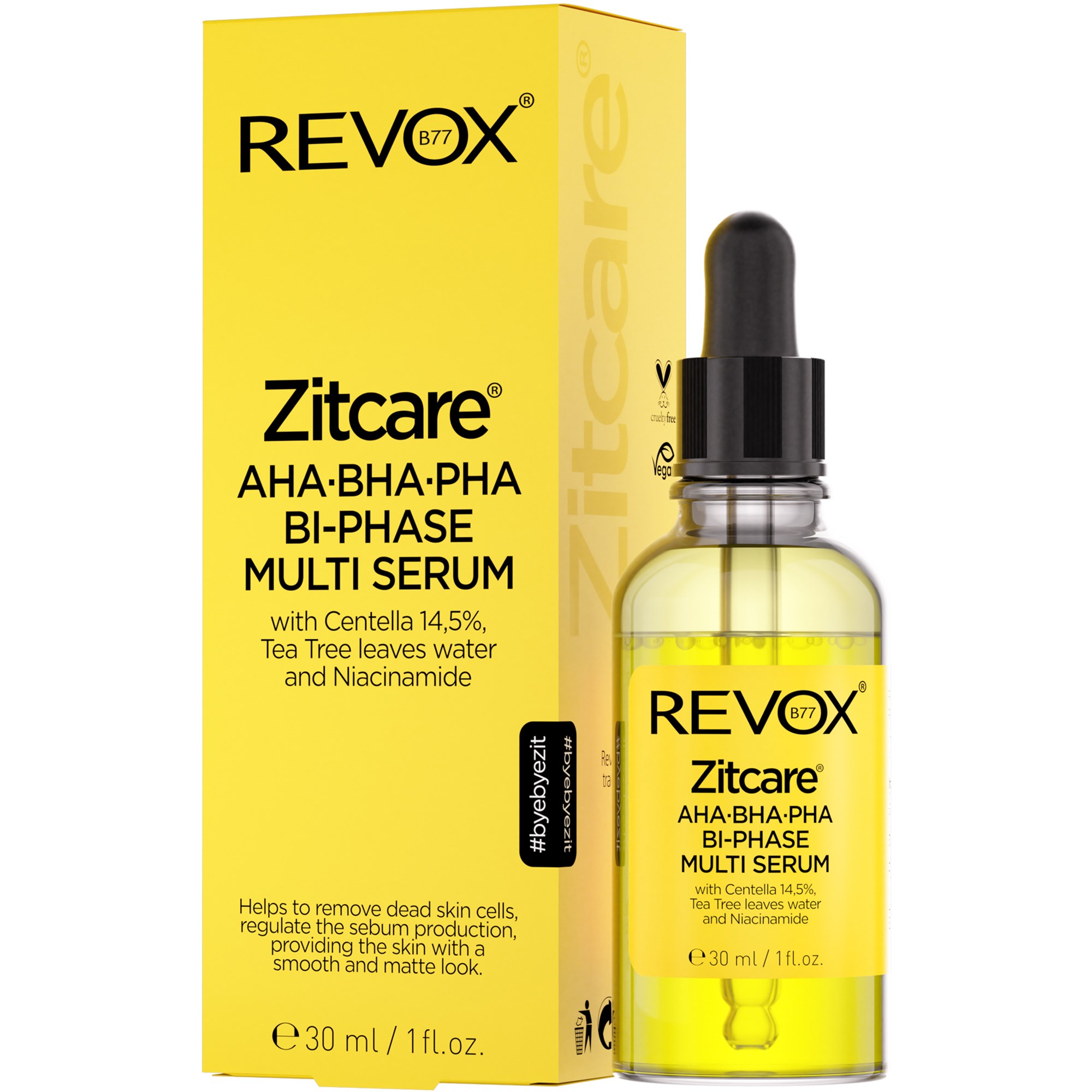 Läs mer om Revox Zitcare® REVOX B77 AHA.BHA.PHA. Bi-Phase Multi Serum 30 ml
