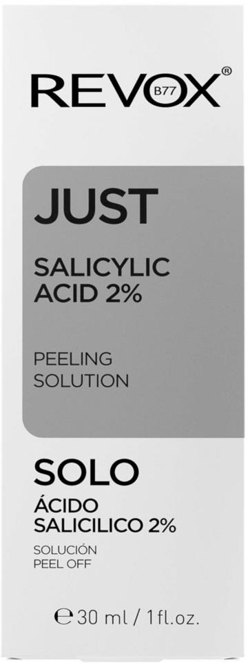 REVUELE
REVOX JUST
Salicylic Acid 2% 30 ml