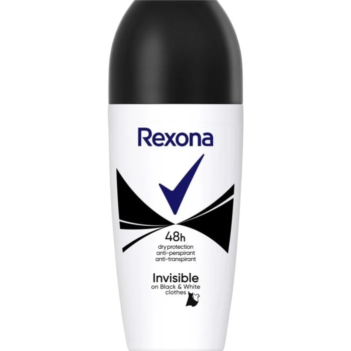 Rexona 48h Invisible on black and white clothes roll-on