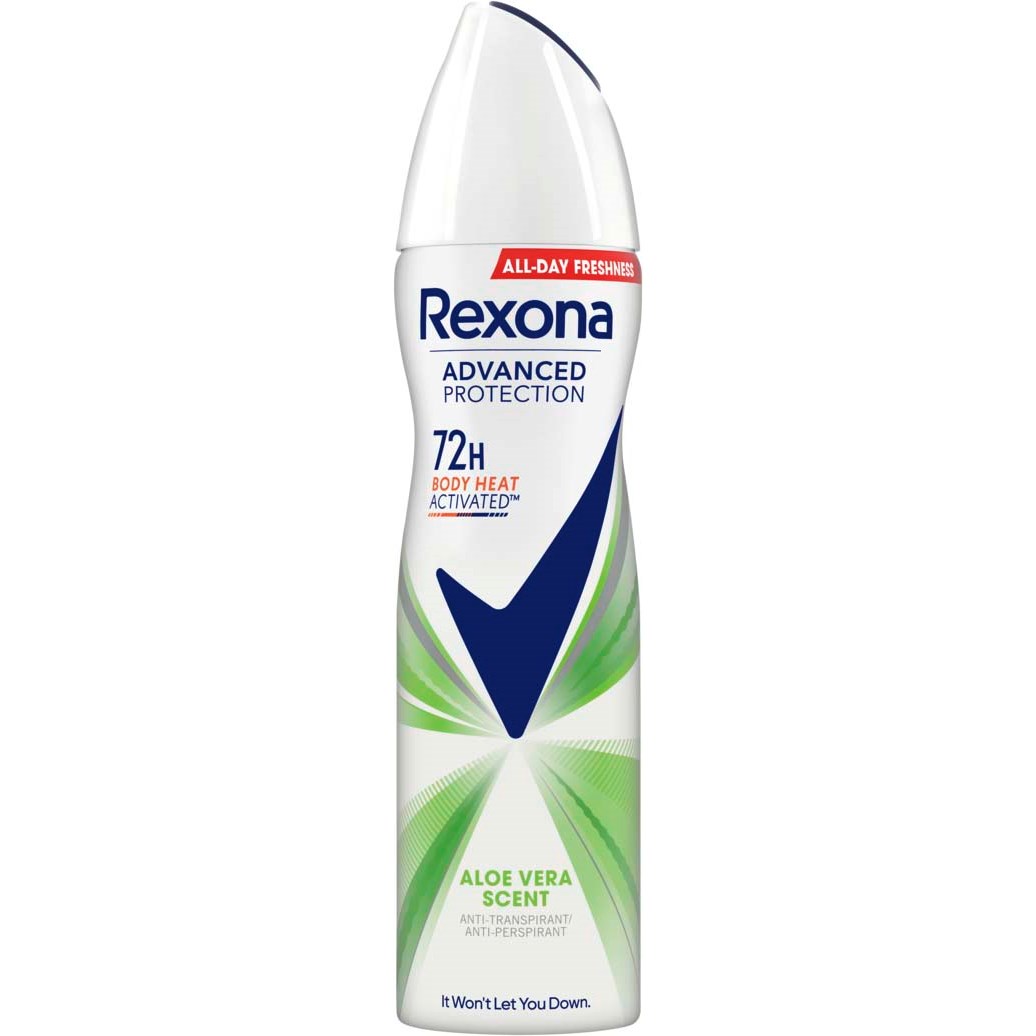 Läs mer om Rexona 72h Advanced Protection Aloe Vera spray 150 ml