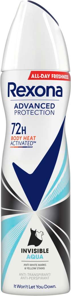Rexona 72h Advanced Protection Invisible Aqua spray