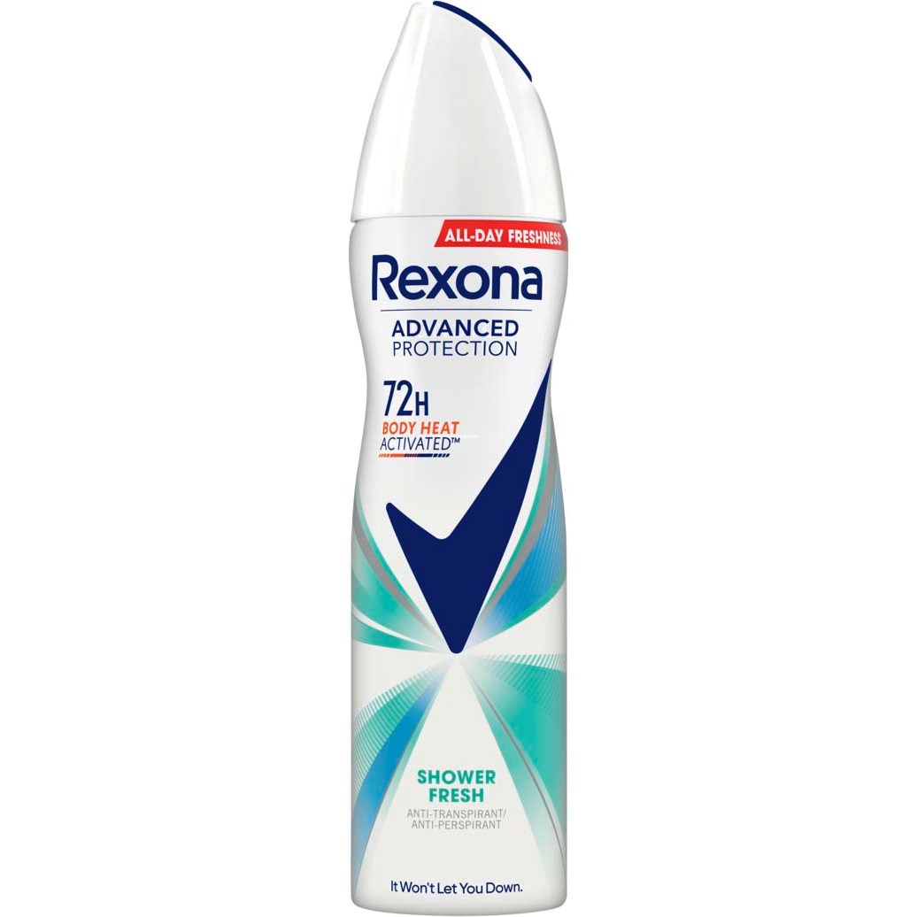 Läs mer om Rexona 72h Advanced Protection Shower Fresh spray 150 ml