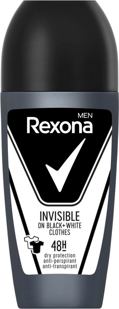 Rexona Men 48h Invisible black + white roll-on
