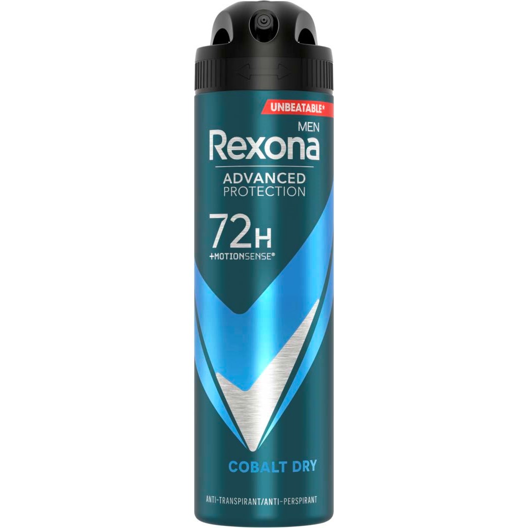 Läs mer om Rexona Men 72h Advanced Protection Cobalt Dry spray 150 ml
