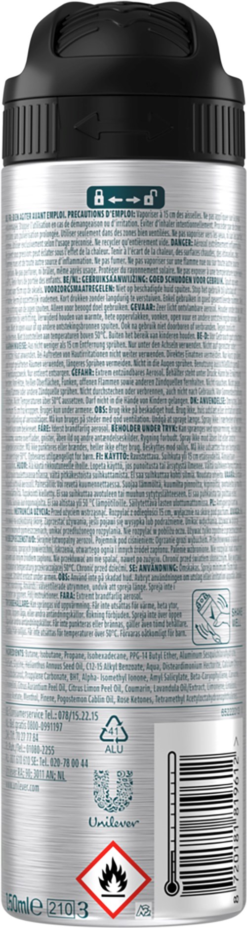 Rexona Men 72h Advanced Protection Iced Lemon & Sage Spray 150 ml