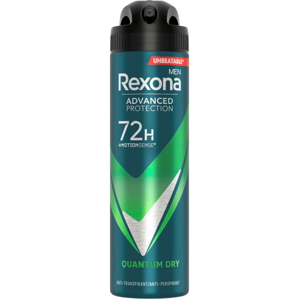 Läs mer om Rexona Men 72h Advanced Protection Quantum Dry spray 150 ml