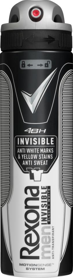Rexona Men Invisible On Black & White Clothes Spray