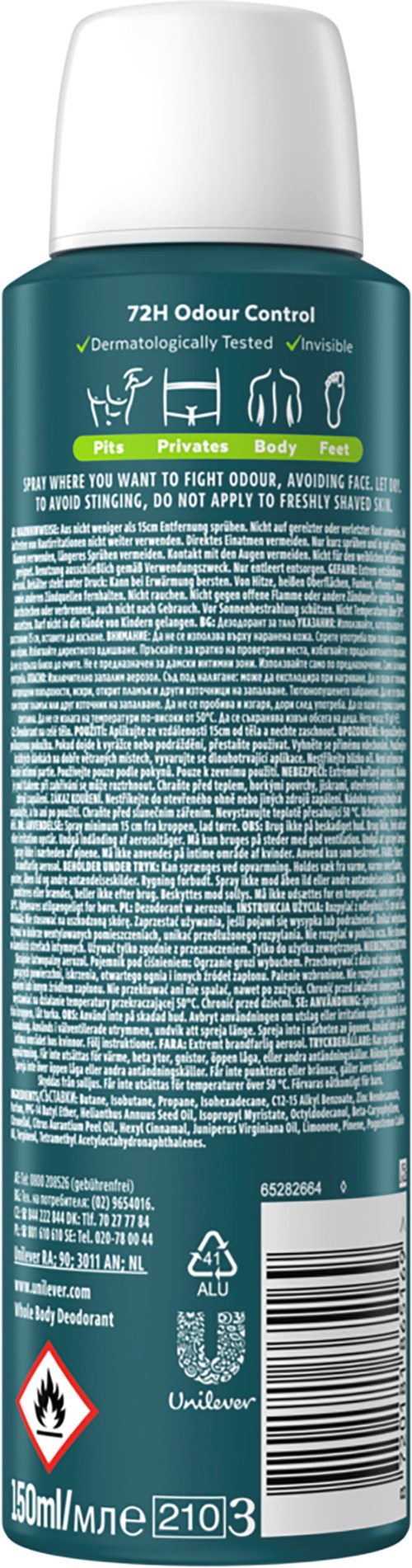 Rexona Men Whole Body Deo Active Fresh Spray 150 ml