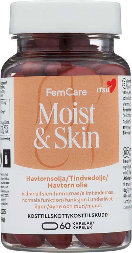RFSU FemCare Moist & Skin 60 kapslar