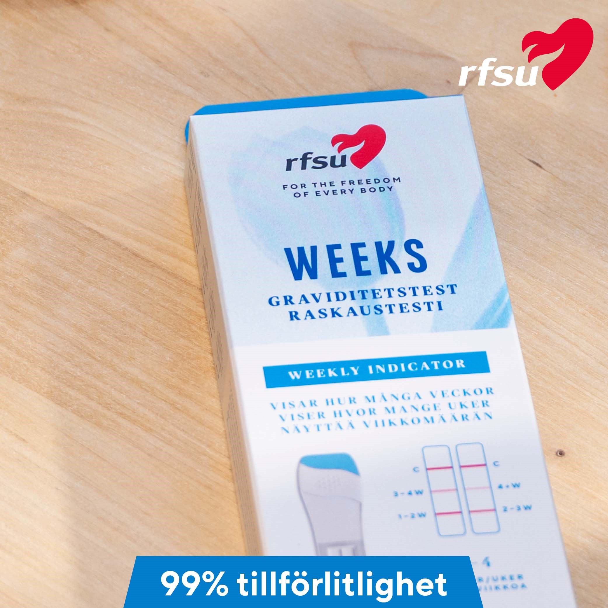 RFSU Graviditetstest Weeks 2 szt. (obrázok 5)