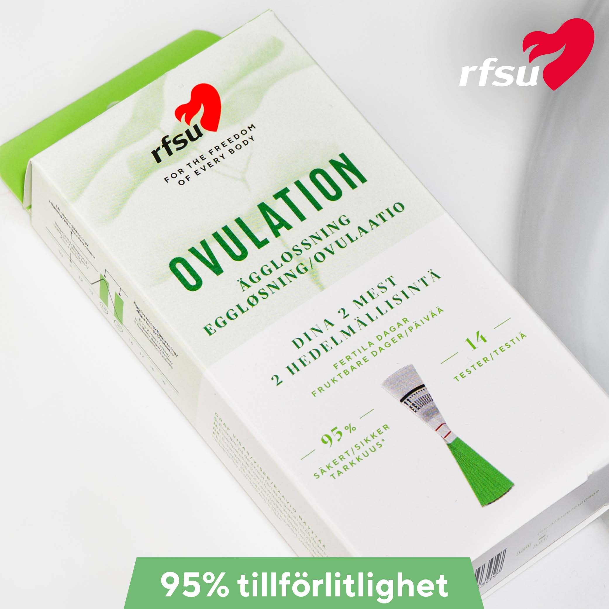 RFSU Ovulation Test Ägglossning 14 szt. (obrázok 4)