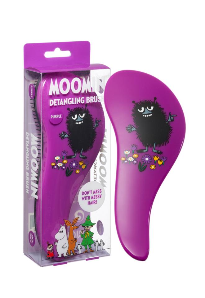 RICH Moomin Detangling Brush Purple Stinky