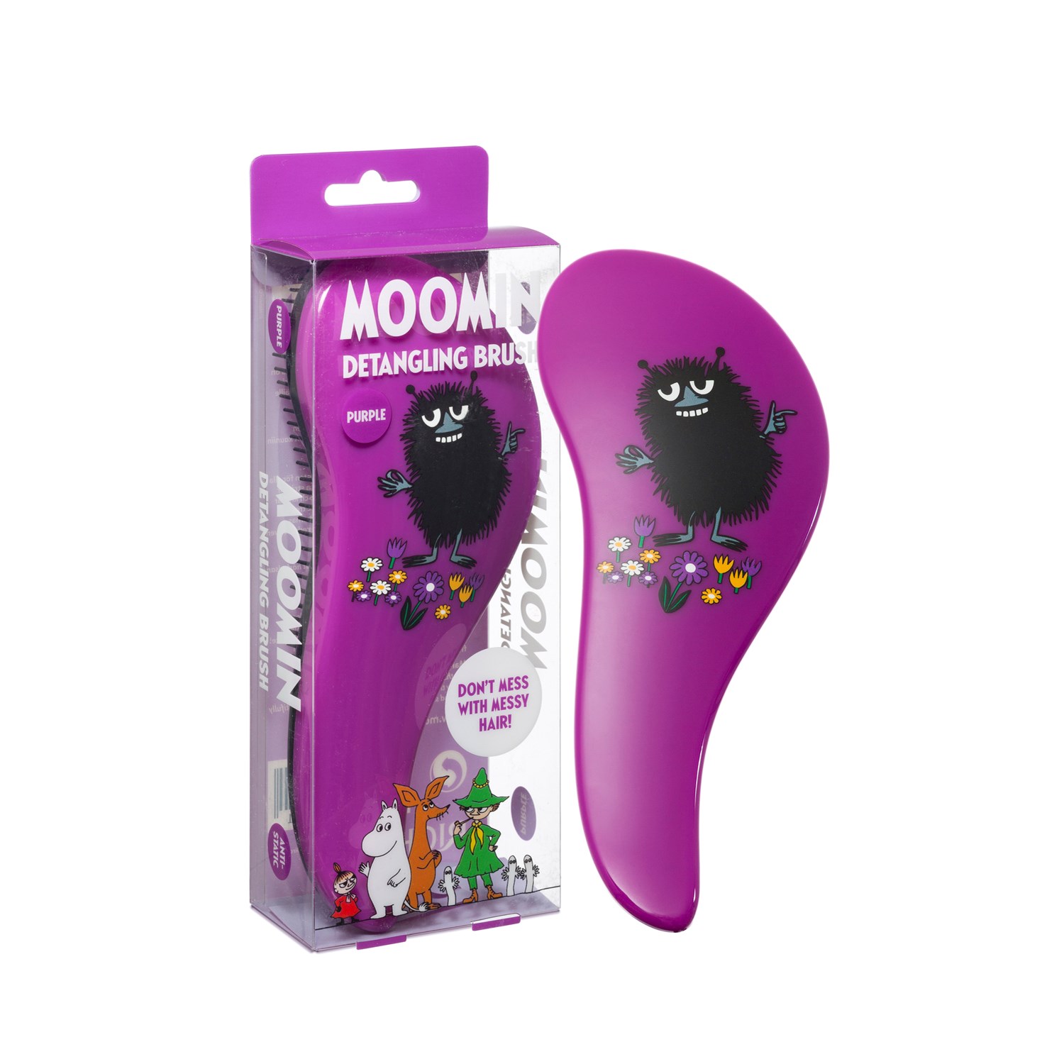 Rich Moomin Detangling Brush Purple Stinky