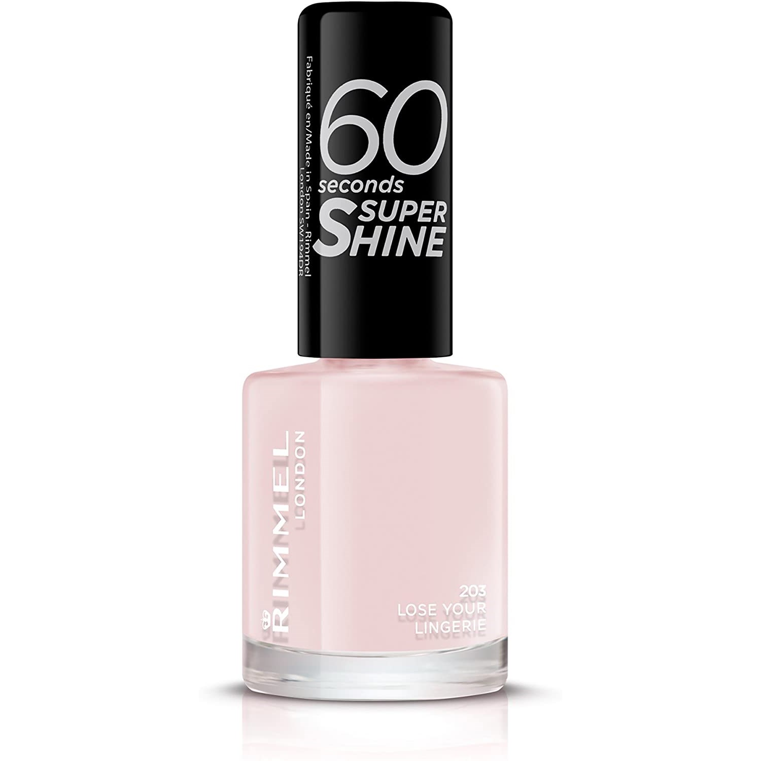 Rimmel 60 Seconds Super Shine Nail Polish 203 Loose Your Lingerie