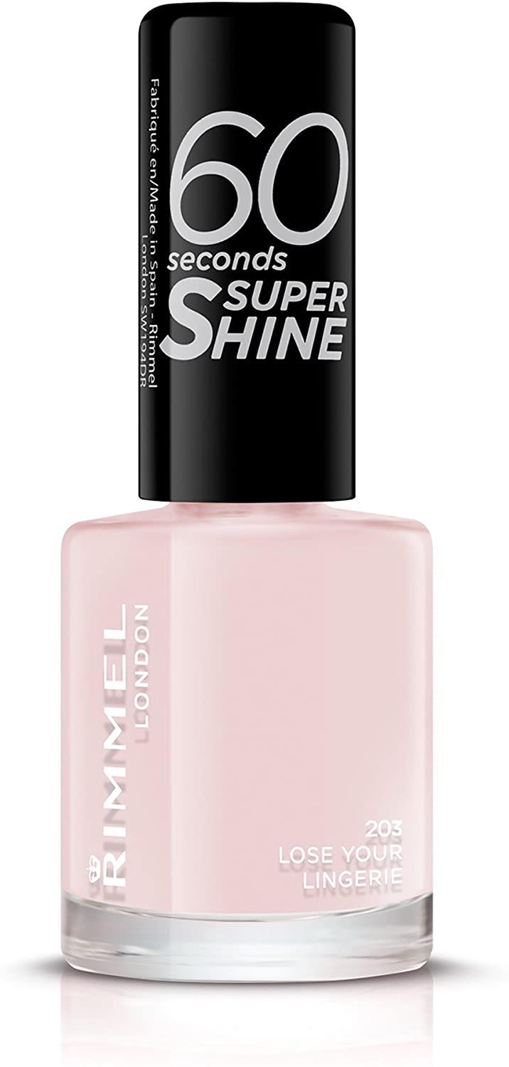 Rimmel 60 Seconds Super Shine Nail Polish 203 Loose Your Lingerie