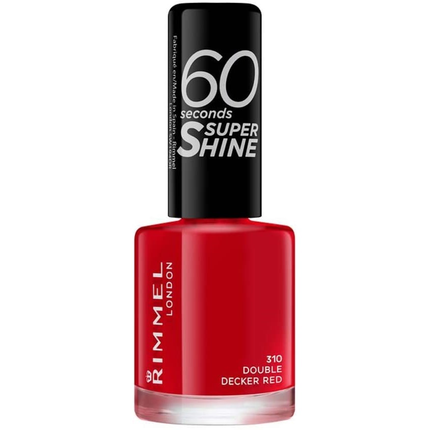 Rimmel 60 Seconds Nail Polish 310 Duble Decker Red Rimmel 60 Seconds Nail Polish 310 Duble Decker Red
