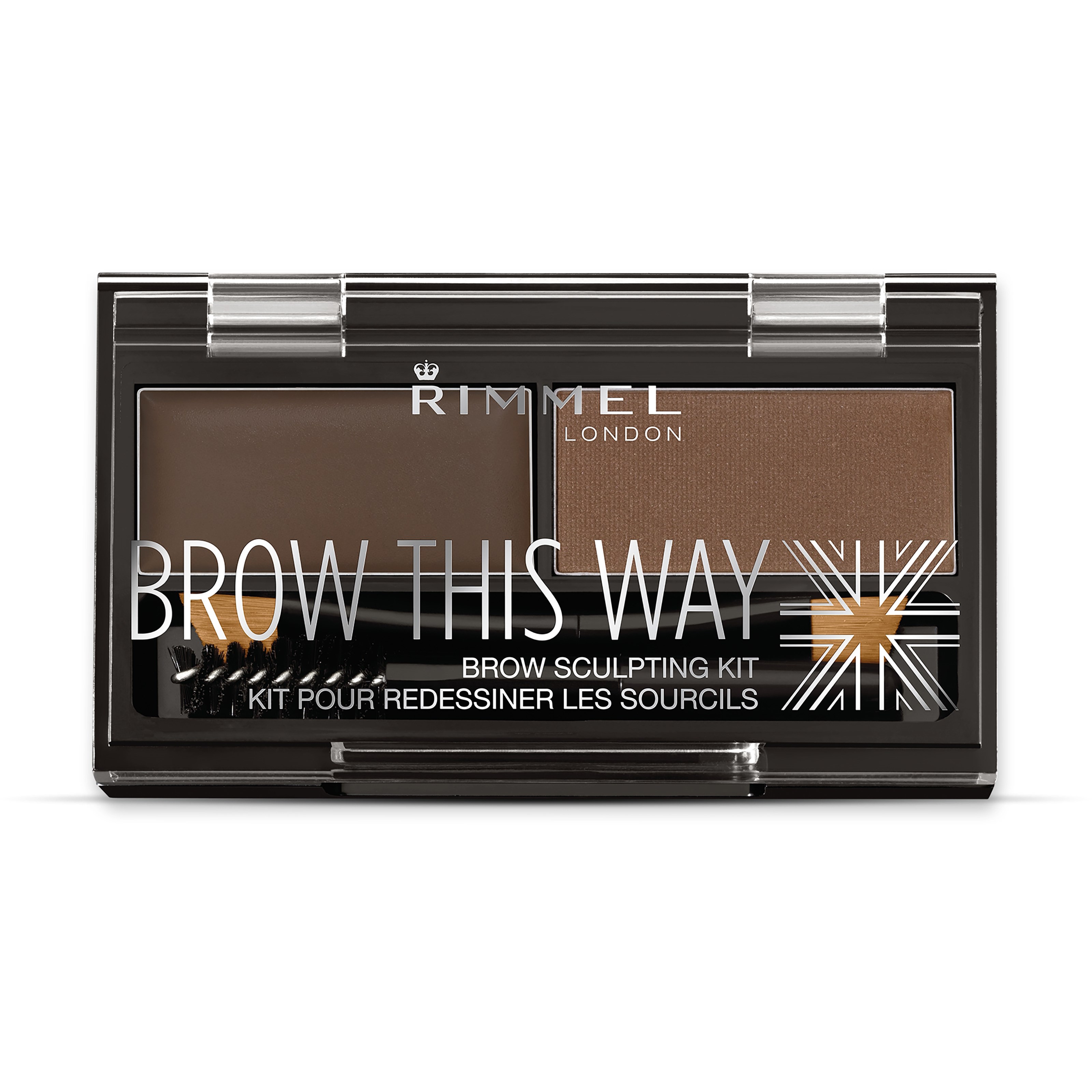 Rimmel Brow This Way Eyebrow Powder Kit 003 Dark Brown