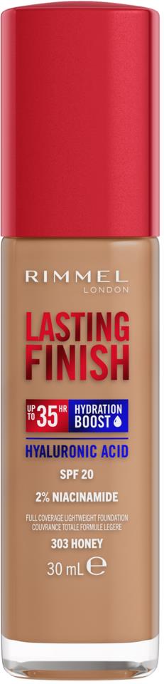 Rimmel Clean Lasting Finish Foundation 303 Honey 30 ml