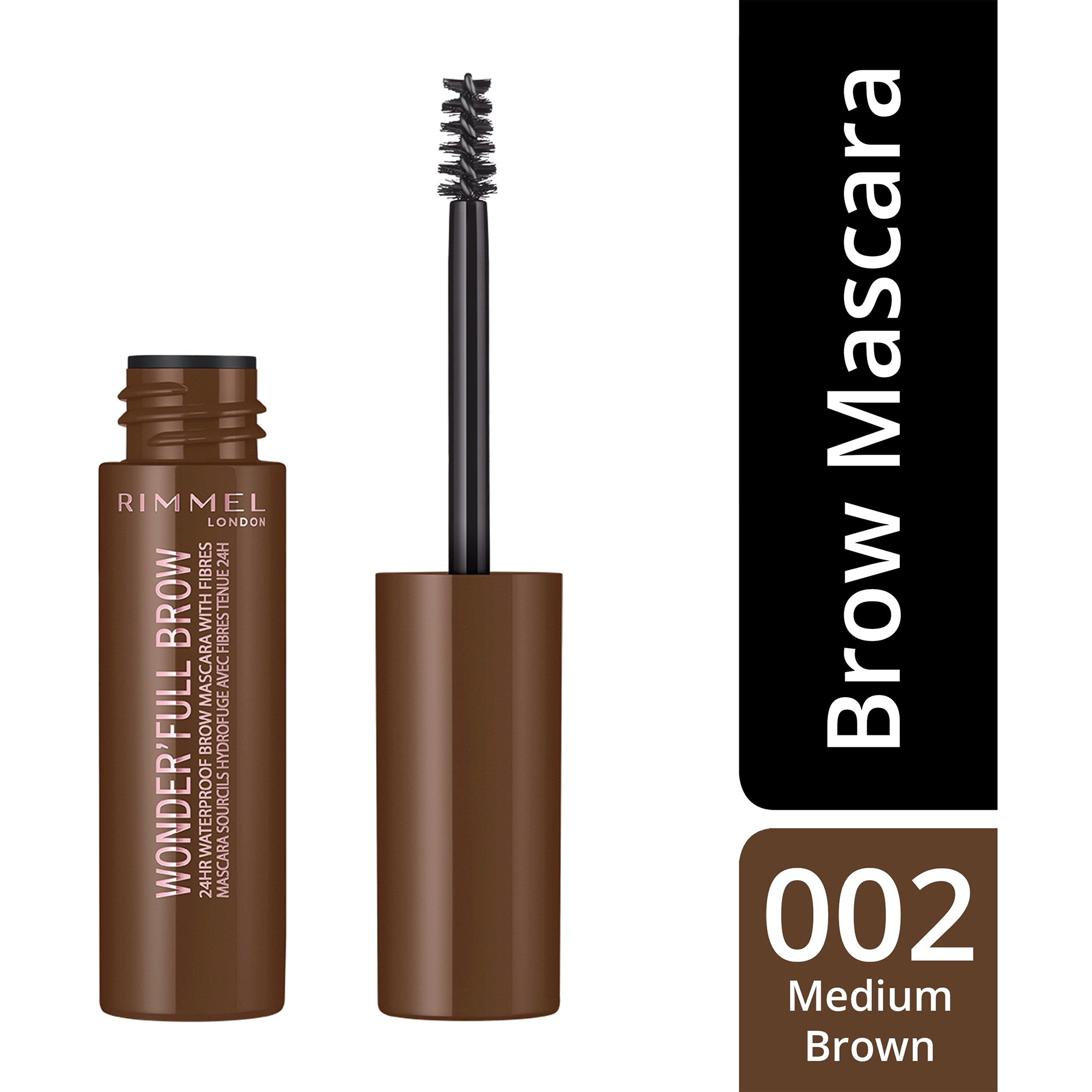 Alternativ bild 1 för Rimmel Wonderfull Brow 002 Medium