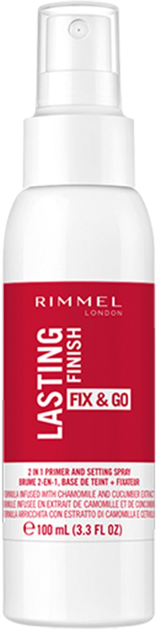 Rimmel Lasting Finish Insta Fix & Go 2 in 1 Primer & Setting Spray Fix & Go Primer & Setting Spray