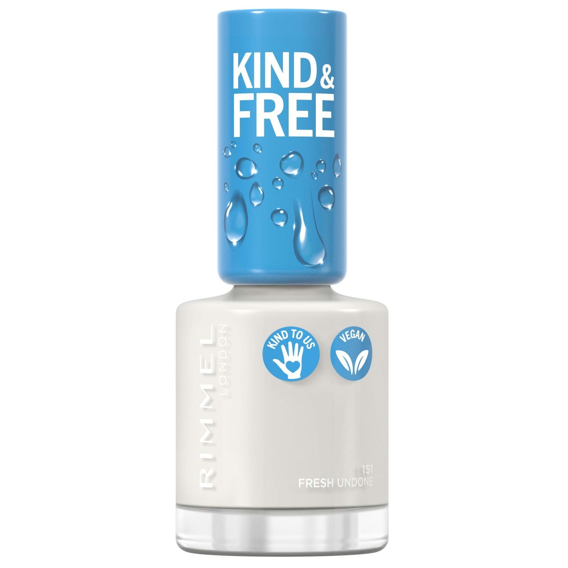 Läs mer om Rimmel Kind & Free clean nail 151 White