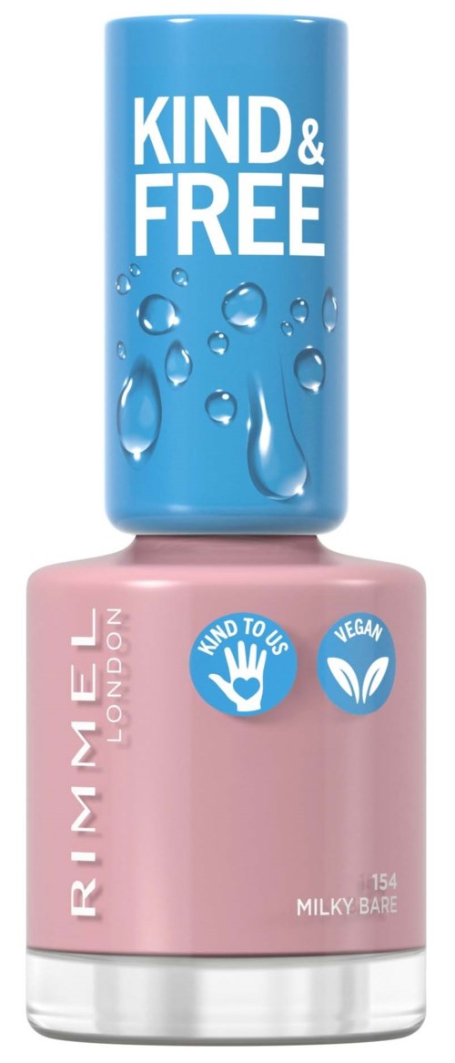 Rimmel Kind & Free Clean Nail Polish 154 Milky Bare