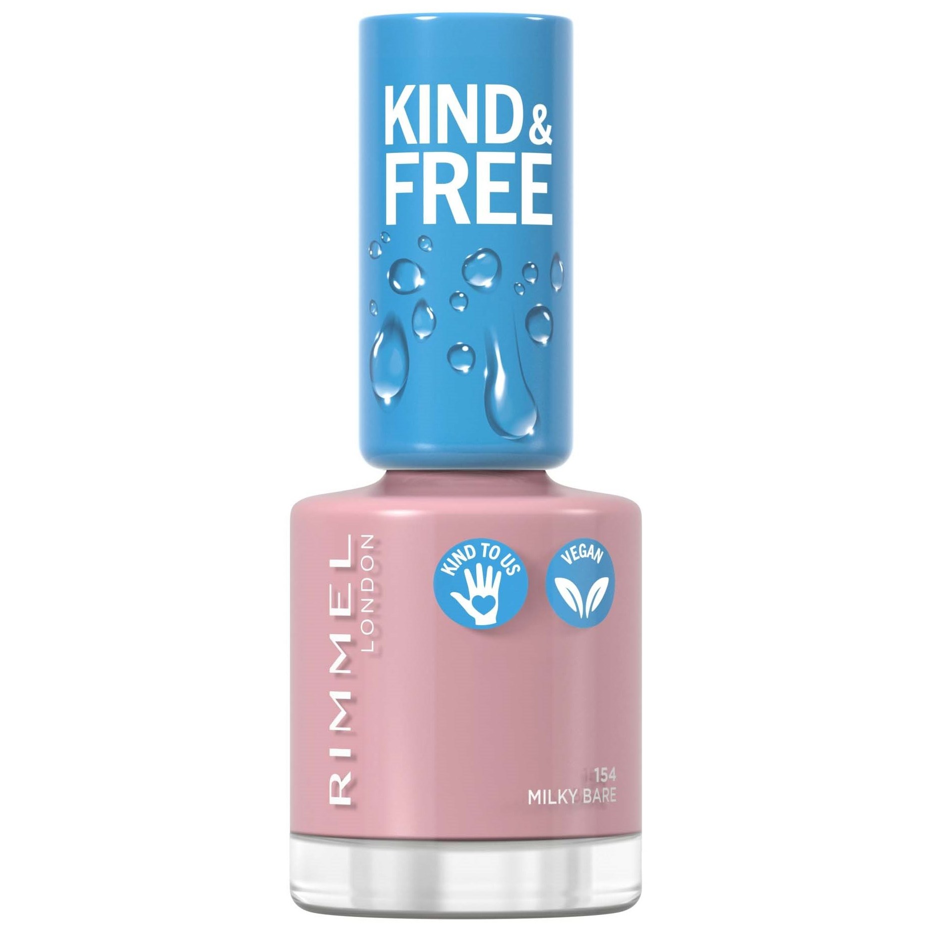Läs mer om Rimmel Kind & Free clean nail 154 Pastelpink