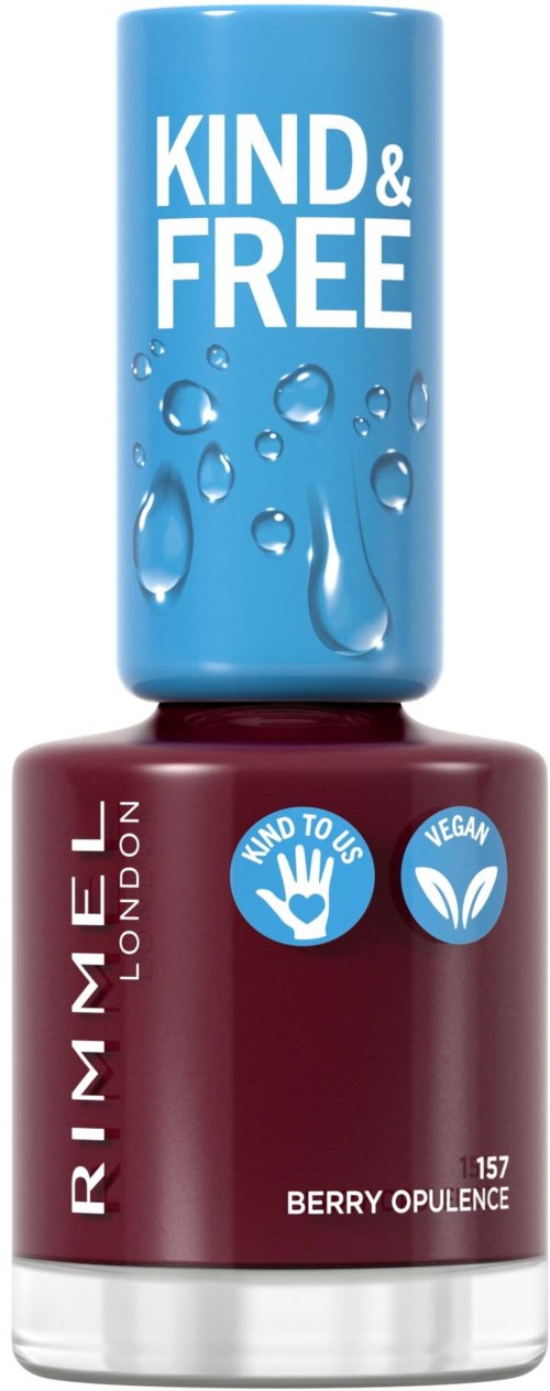 Rimmel Kind & Free Clean Nail Polish 157 Berry Opulence