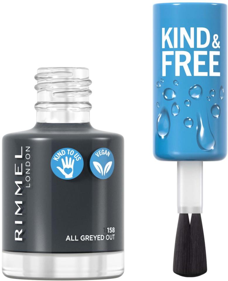 Rimmel Kind & Free Clean Nail 158 All Greyed Out