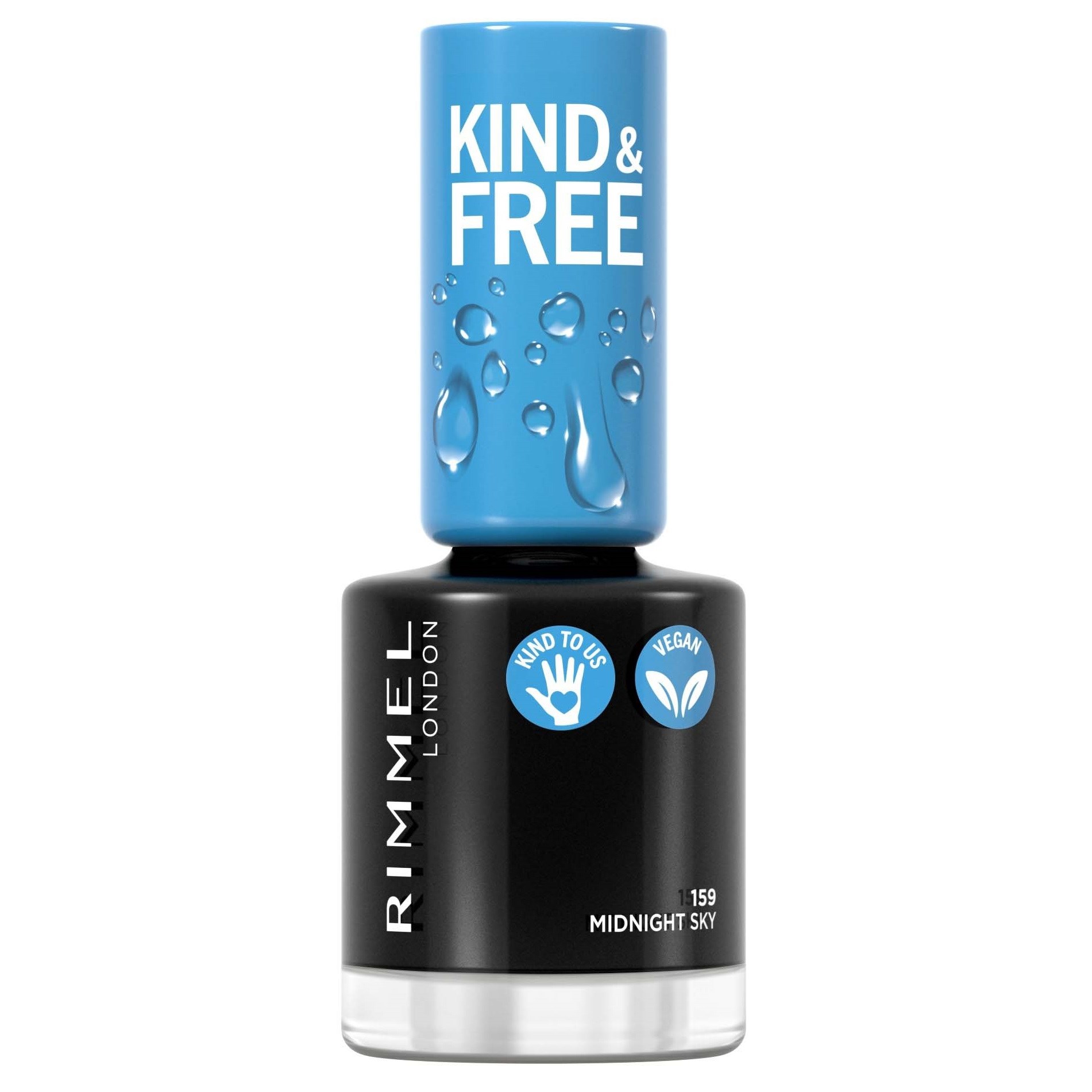 Läs mer om Rimmel Kind & Free clean nail 159 Black