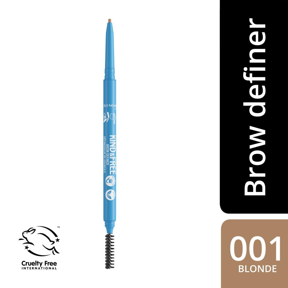 Rimmel Kind & Free Eyebrow Pencil 001 Blonde
