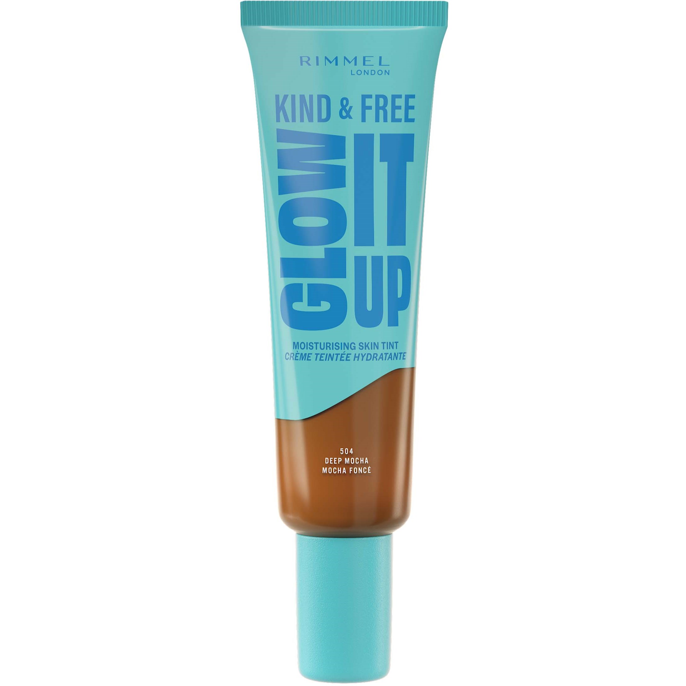 Rimmel Kind & Free Glow It Up Moisturising Skin Tint Deep Mocha 5 billede