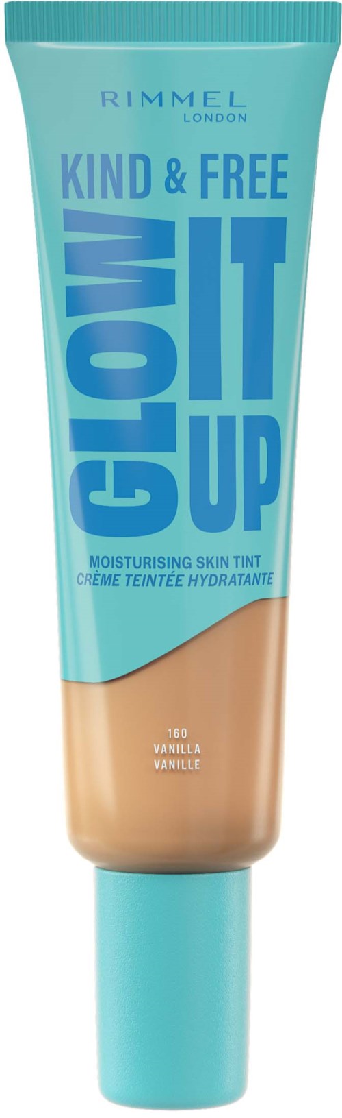 Rimmel Kind & Free Glow It Up Moisturising Skin Tint Vanilla 160