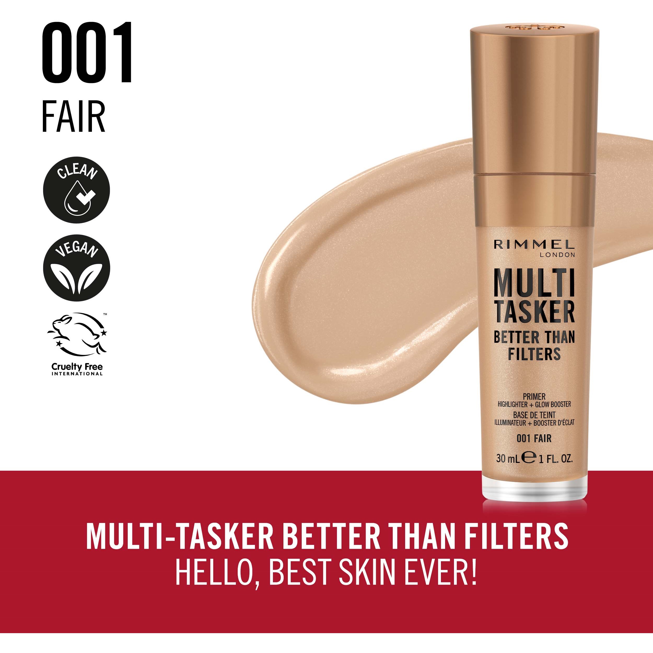 Alternativ bild 1 för Rimmel Kind & Free Multi Tasker 3-in-1 001 Fair