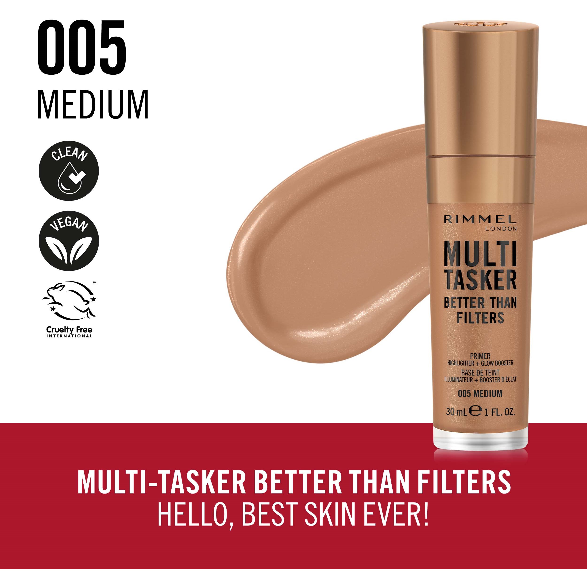 Alternativ bild 1 för Rimmel Kind & Free Multi Tasker 3-in-5 005 Medium