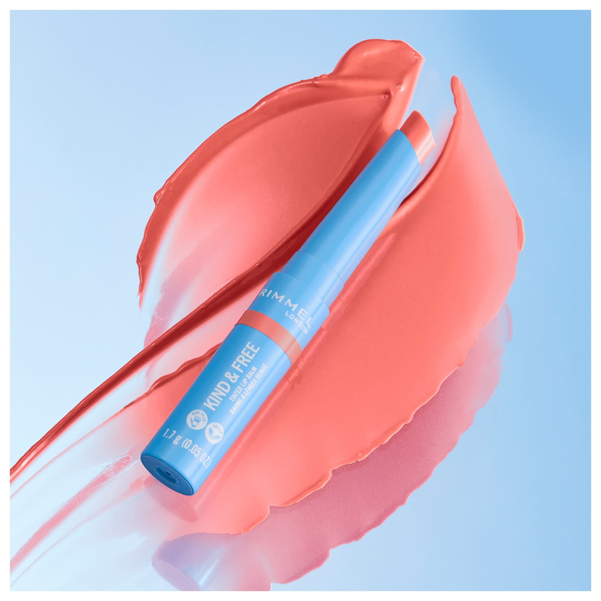 Rimmel Kind & Free Tinted Lip Balm 004 Hibiscus Blaze (obrázok 8)