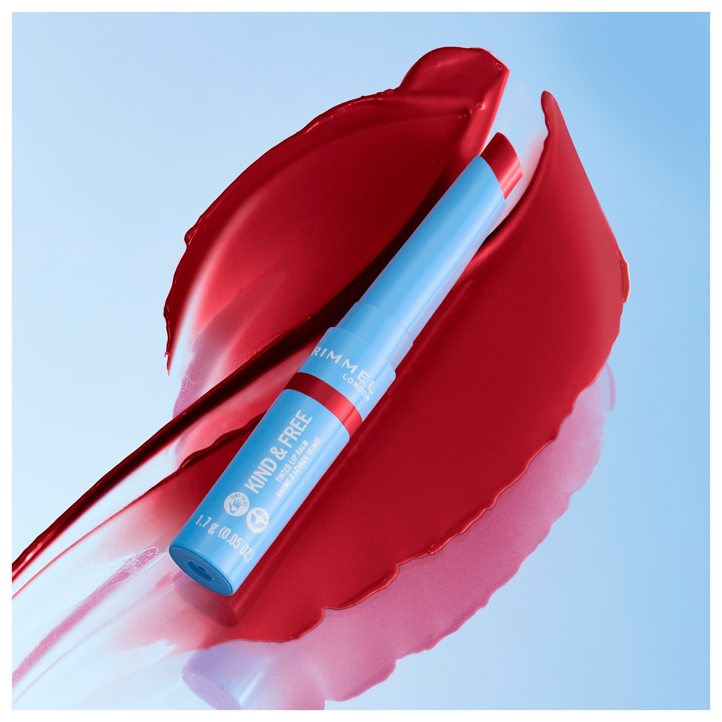 Rimmel Kind & Free Tinted Lip Balm 005 Cherry Red (obrázok 8)