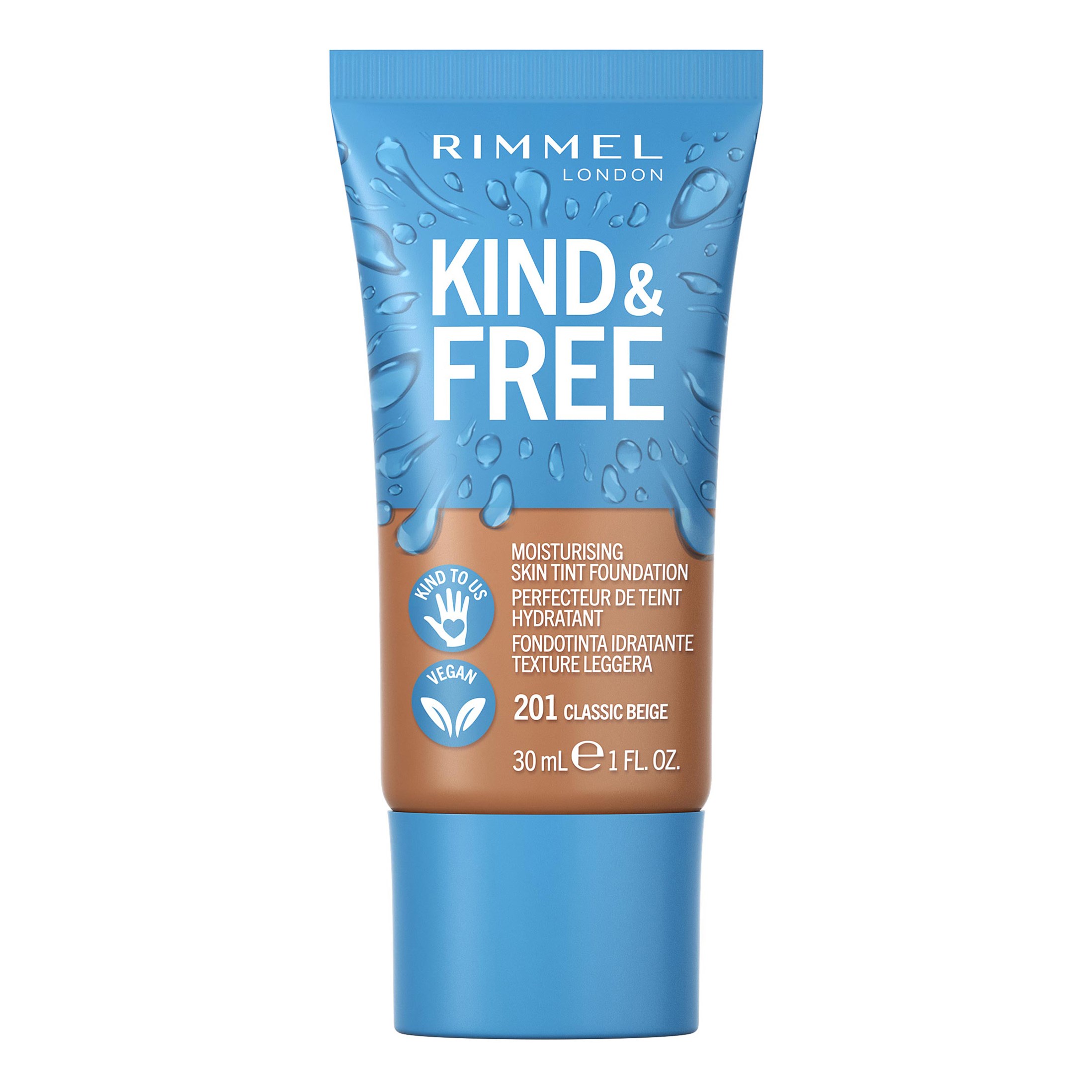 Rimmel Kind&Free skin tint 201 Classic beige