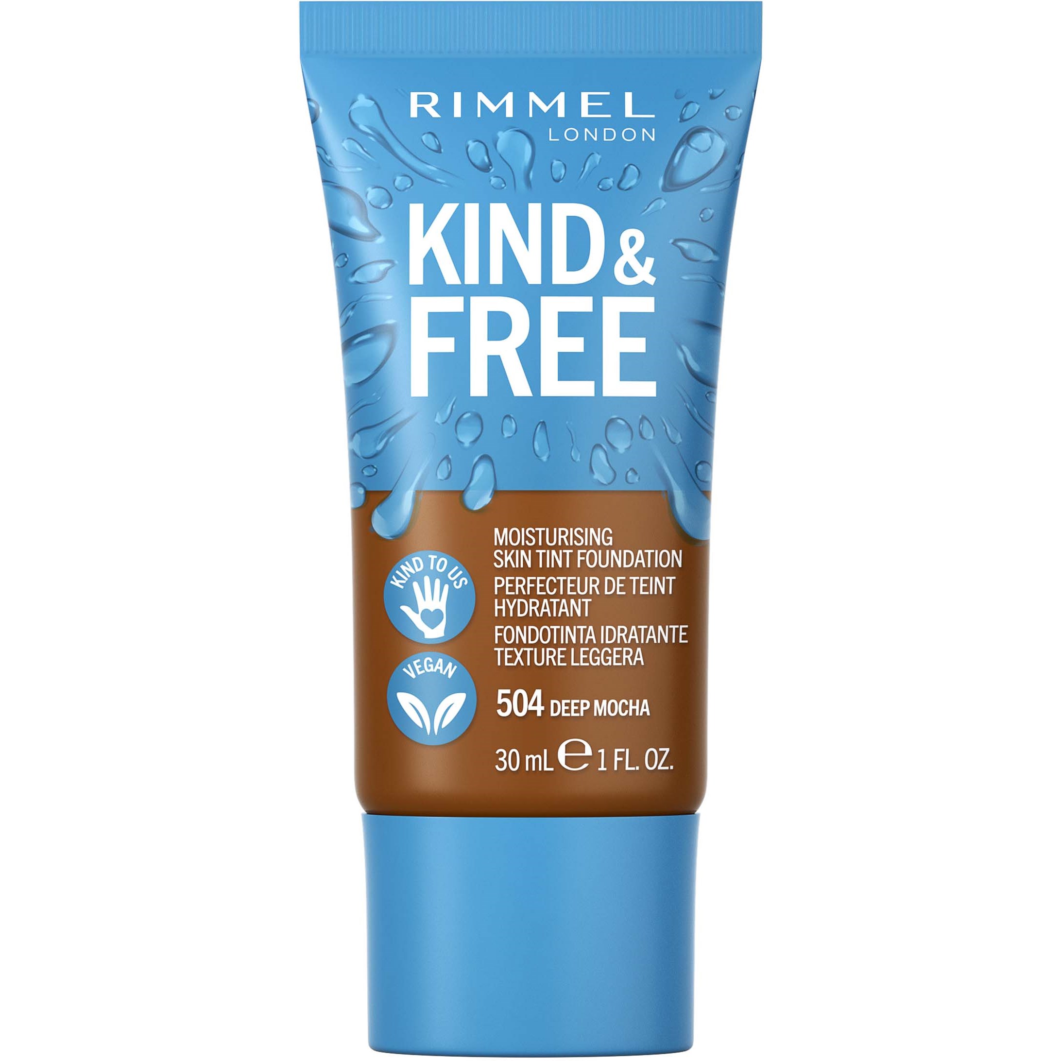 Läs mer om Rimmel Kind&Free skin tint 504 Deep mocha