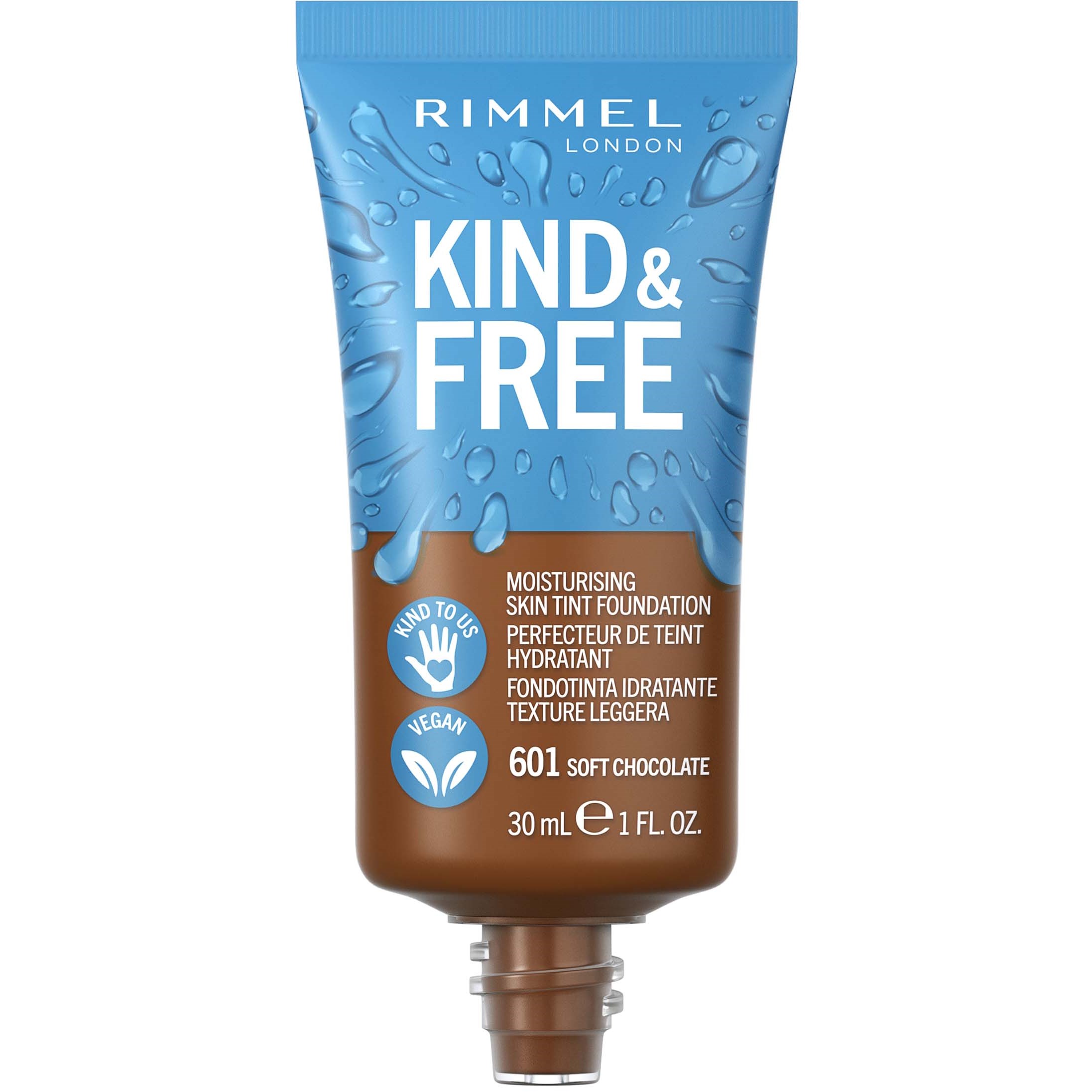 Läs mer om Rimmel Kind&Free skin tint 601 Soft chocolate