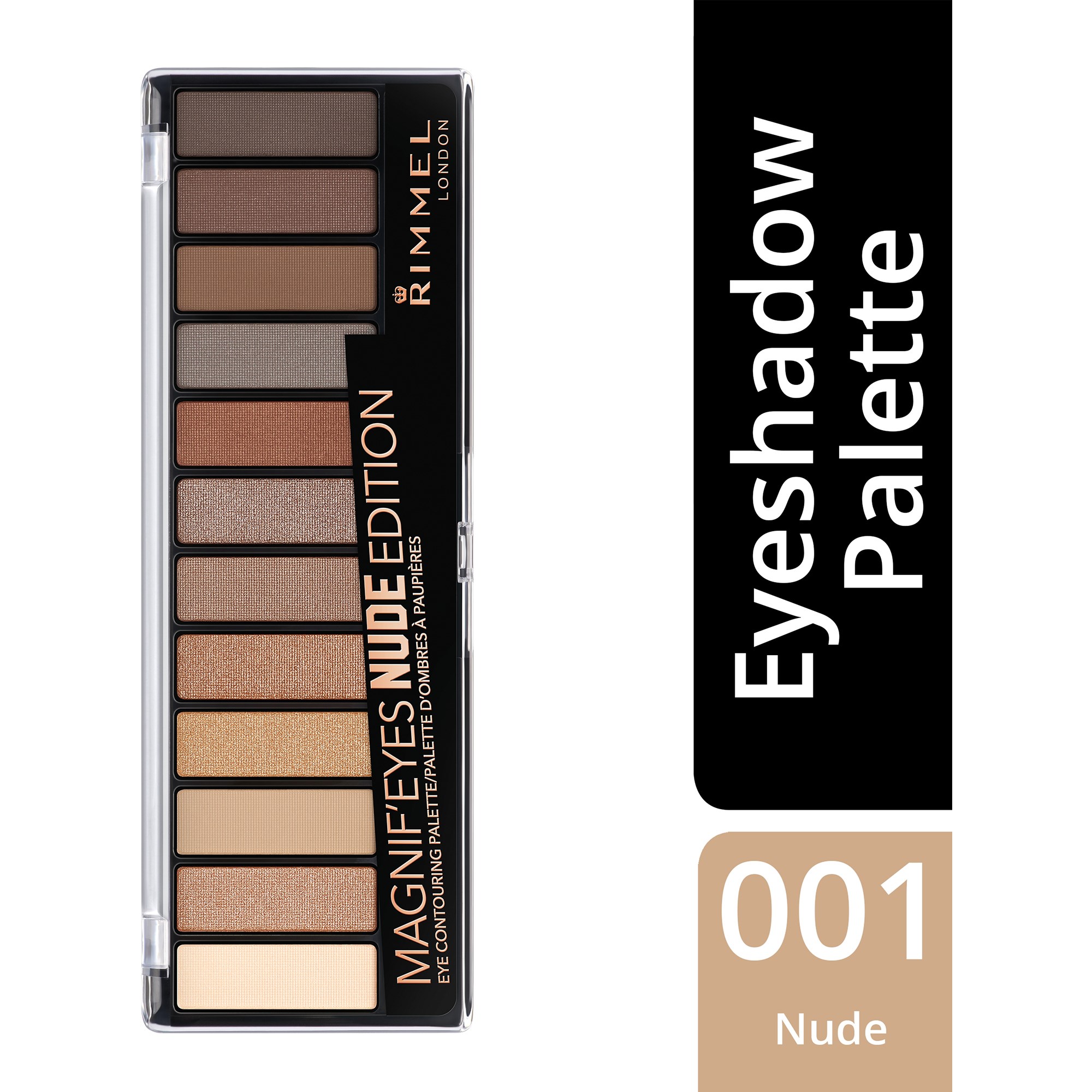 Rimmel Magnif'eyes Eyeshadow Palette 001 Nude Edition (obrázok 3)
