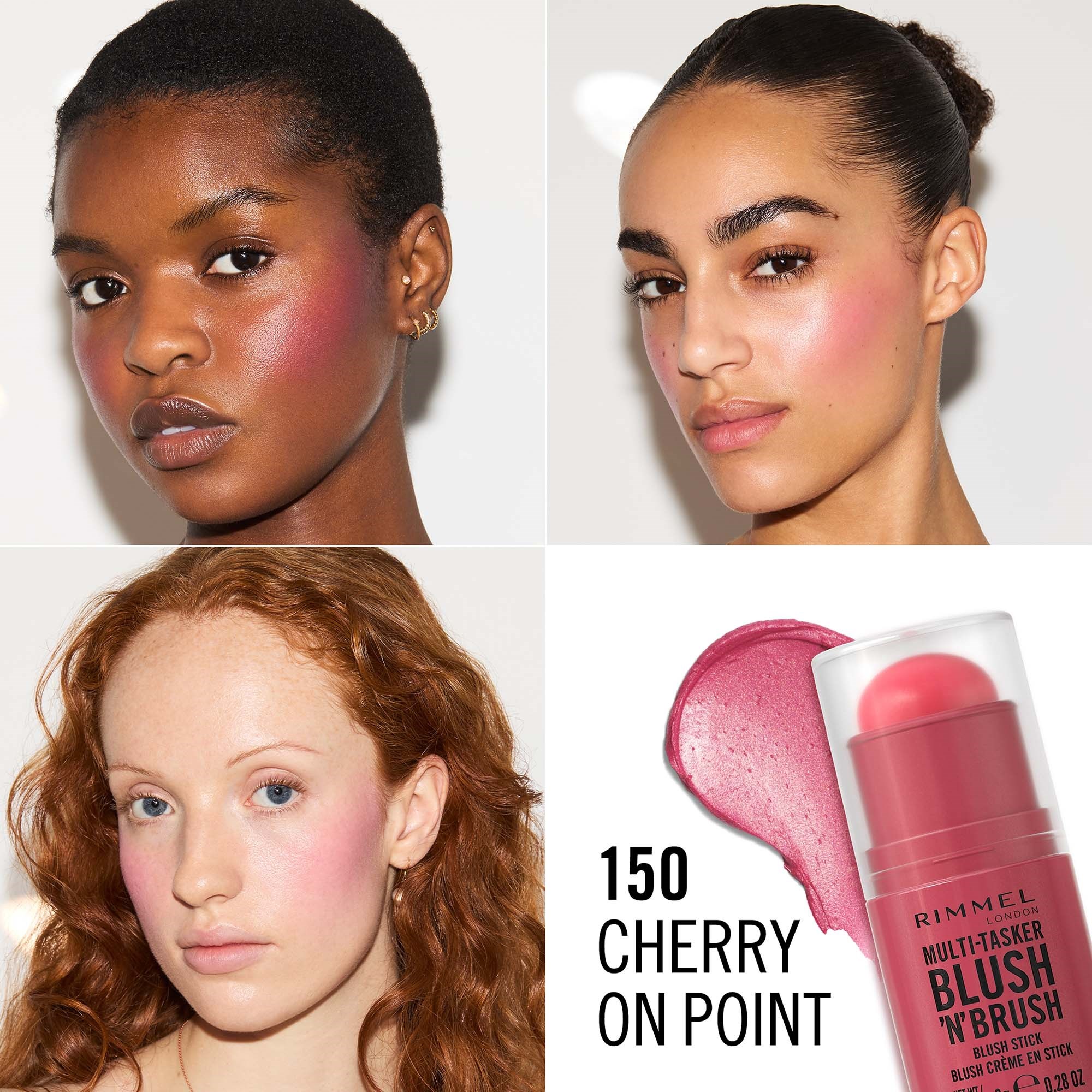 Rimmel Multitasker On The Go Blush Stick 150 Cherry On Point (obrázok 5)