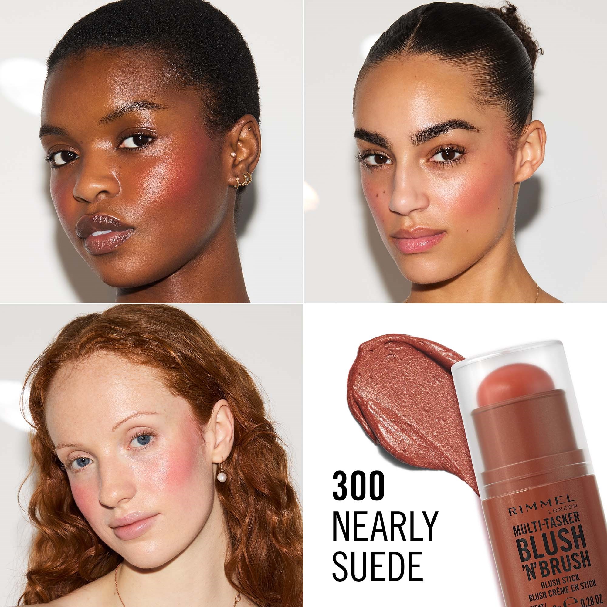 Rimmel Multitasker On The Go Blush Stick 300 Nearly Suede (obrázok 5)