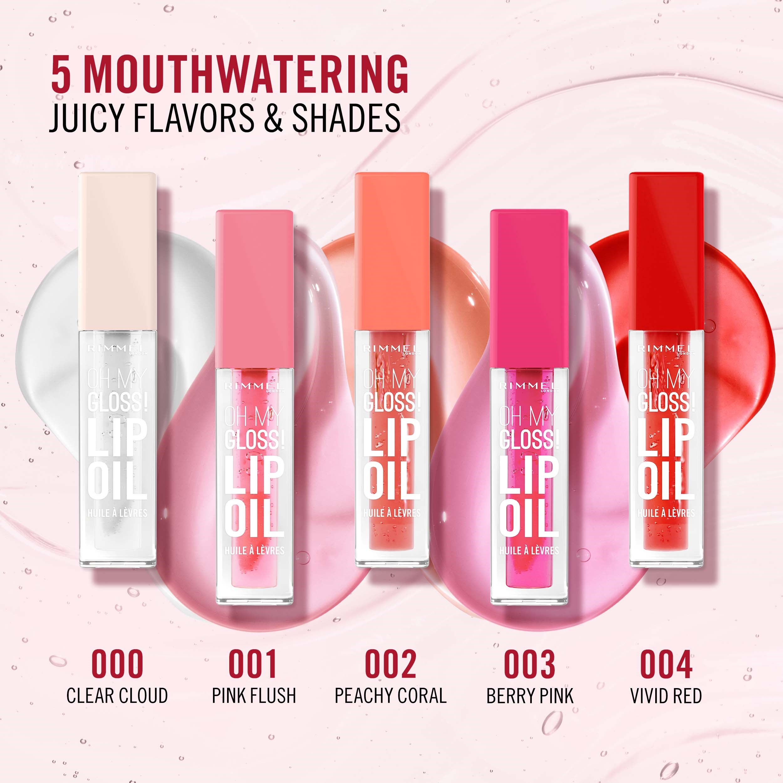 Rimmel Oh My Gloss! Lip Oil Lip Gloss 004 Vivid Red (obrázok 9)