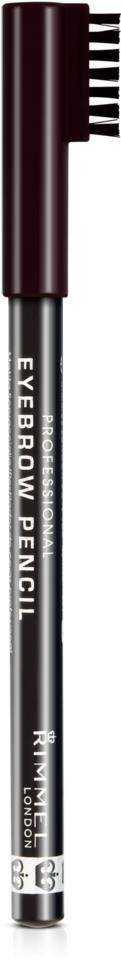 Rimmel Prof Eyebrow Pencil 004 Black