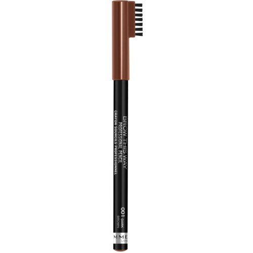 Läs mer om Rimmel Professional Eye Brow Pencil 001 Dark brown