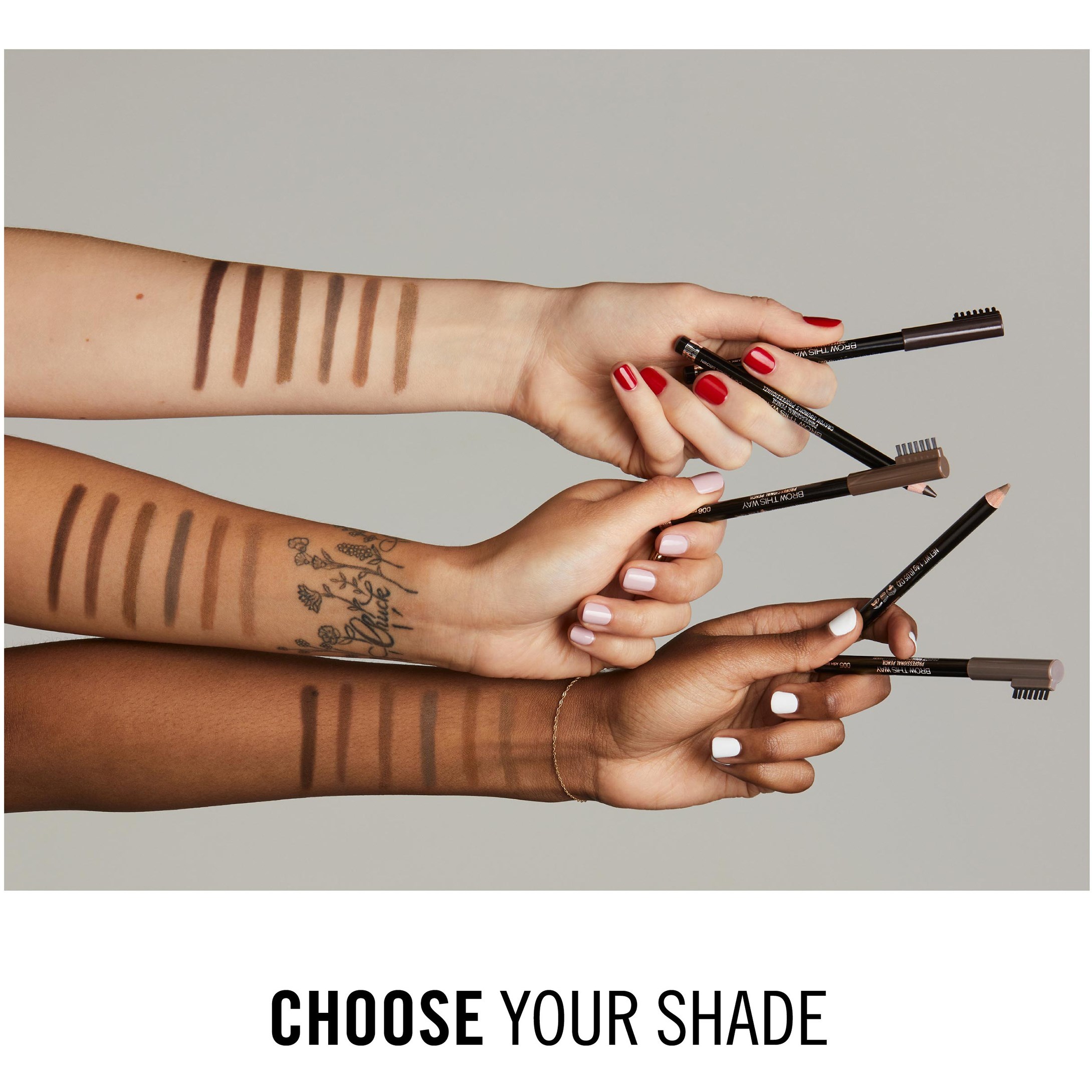 Rimmel Brow This Way Professional Eyebrow Pencil Dark Drown 001 (obrázok 8)