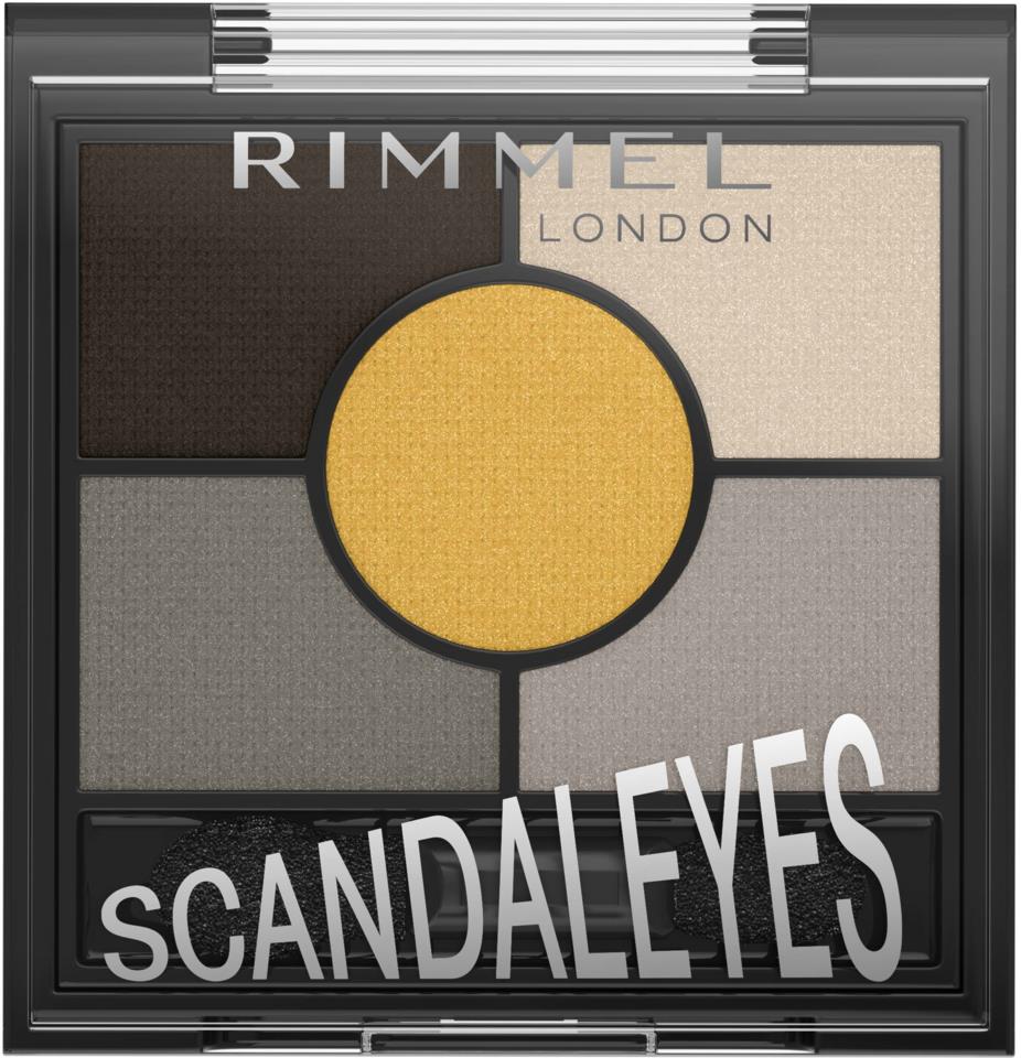Rimmel Scandal 5 pan palette 001 Golden eye 3,8 g