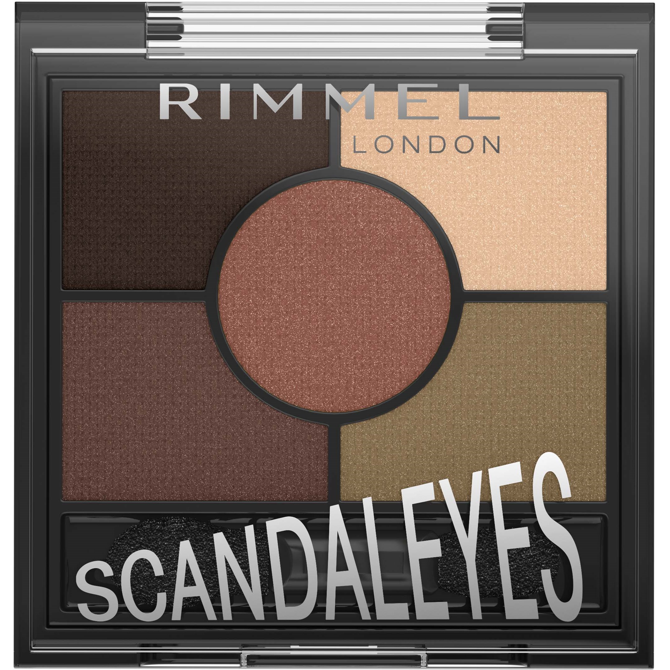 Läs mer om Rimmel Scandaleyes Eyeshadow Palette 002 Brixton Brown